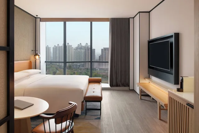 غرفة كلوب بسرير كينج، Sheraton Xi an Chanba 3/6