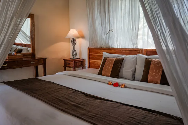 فيلا ديلوكس بسرير كينج بغرفة نوم واحدة، Villa Jj And Spa Ubud 7/10