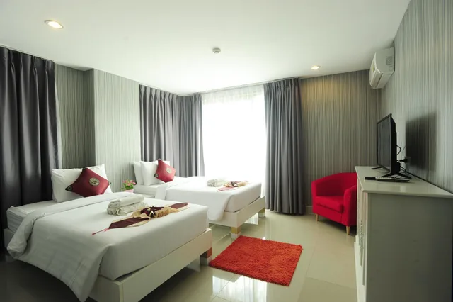غرفة ديلوكس بسرير مزدوج، Baan Bangsare Resotel Chonburi 1/1