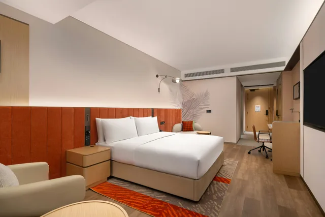 غرفة بسرير كينج لذوي الإعاقة، Hilton Garden Inn Shannan Gesang Road 2/4