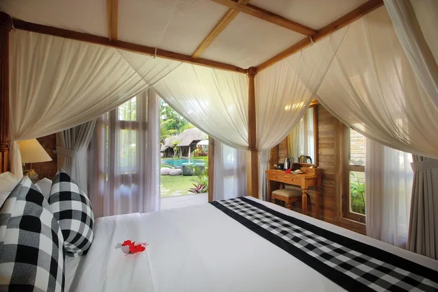 Wooden, Classic, Deluxe, House, Double Bed، De Umah Bali Eco Tradi Home 2/4