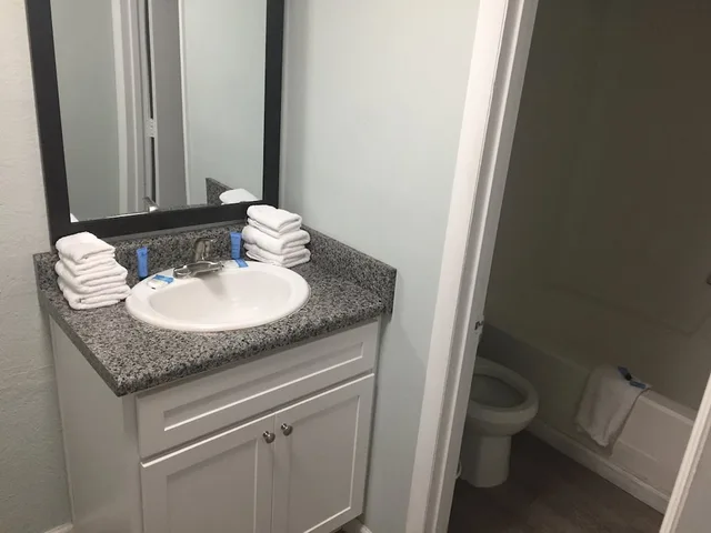 Room, 2 Queen Beds, Kitchen, Accessible, Ocean Plaza Motel 2/2