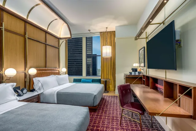 غرفة بسريرين منفصلين لذوي الإعاقة، Canopy by Hilton Chicago Central Loop 1/2