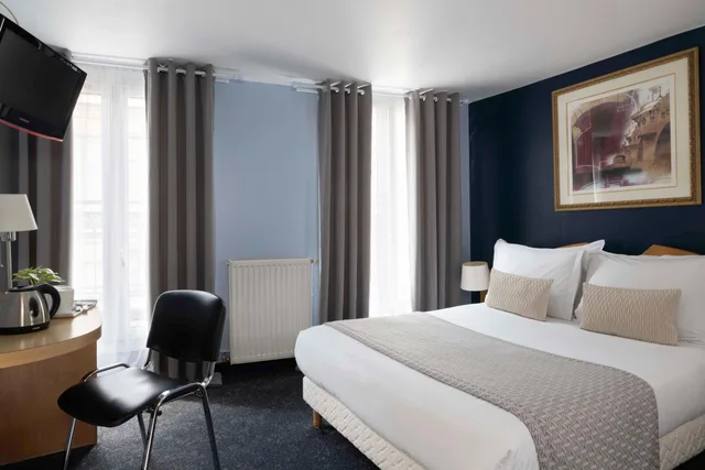 غرفة اقتصادية بسرير مزدوج، Grand Hotel Du Calvados 1/10