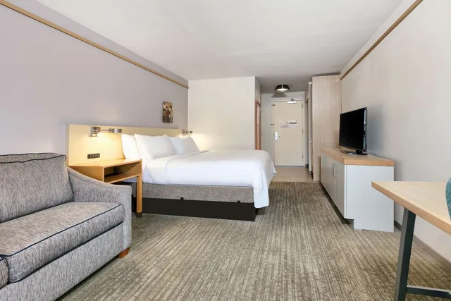 غرفة بسرير كينج مع أريكة، Hilton Garden Inn Irvine East-Lake Forest 2/4