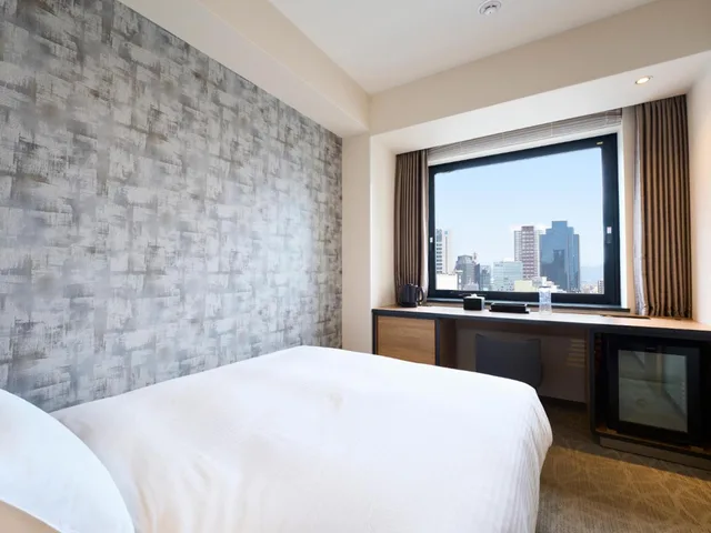 غرفة بسرير نصف مزدوج، HOTEL ELCIENT OSAKA 2/4