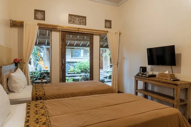 غرفة سوبيريور بسريرين منفصلين بشرفة، Uma Shanty Homestay 3/8