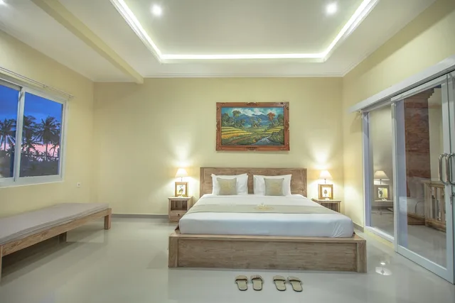 غرفة جونيور بسرير مزدوج بغرفة نوم واحدة مع أريكة، Sujiwa Ubud Retreat 4/9