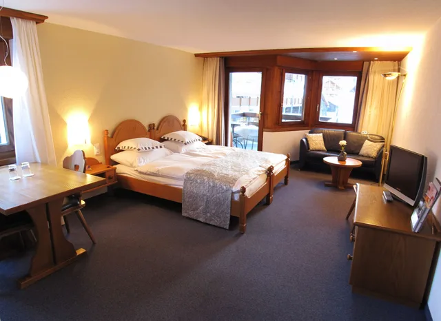 غرفة كلاسيكية بسرير مزدوج، Allalin Relais Du Silence Hotel 3/8