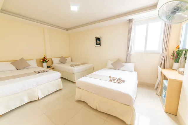 غرفة عائلية بسريرين مزدوجين، Ngoc Nguyen Anh Hotel 7/10