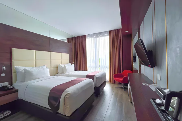 غرفة سوبيريور عائلية بسريرين منفصلين وسريرين مزدوجين، Asialink Hotel By Prasanthi 1/1