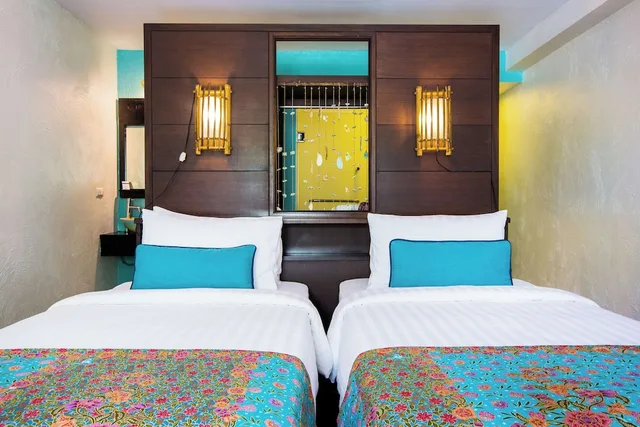 غرفة ديلوكس بسريرين منفصلين بشرفة، Vacation Village Phra Nang Inn 3/4