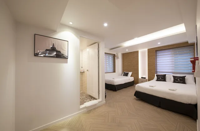 غرفة ثلاثية بسرير مزدوج وسرير فردي، K-Guesthouse Seomyeon 1 5/7