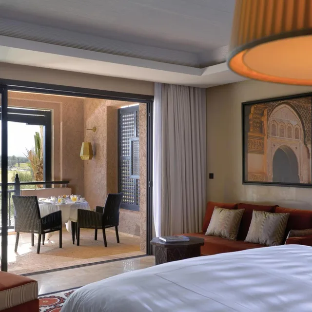 غرفة ديلوكس بسريرين منفصلين بإطلالة على الجبل، FAIRMONT ROYAL PALM MARRAKECH 2/9