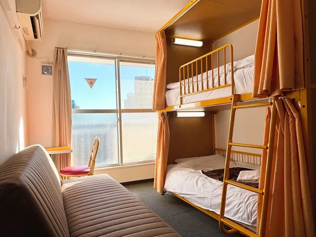 Western, Single, Bunk Bed, Shared Bathroom، Sakura Hotel Nippori 6/7