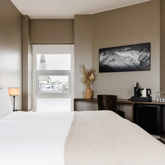 جناح جونيور بشرفة بإطلالة، Hotel Odinsve 5/10