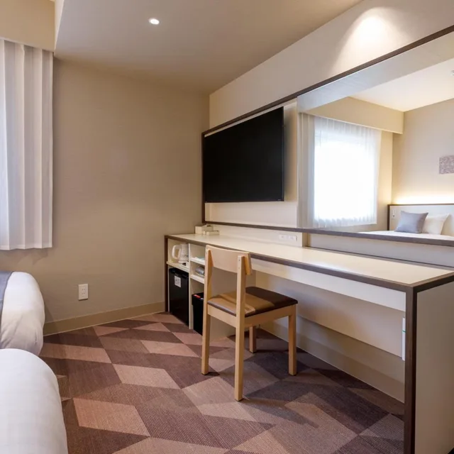 غرفة بسريرين منفصلين، Fukuoka U-Bell Hotel 7/10