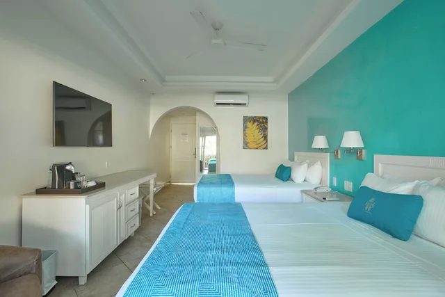 غرفة عائلية بسريرين كوين بإطلالة على المسبح، Tamarindo Diria Beach Resort 4/9