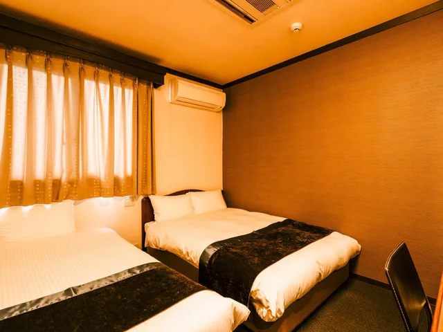 Economy, Twin Beds, Hotel Area One Takamatsu 2/3