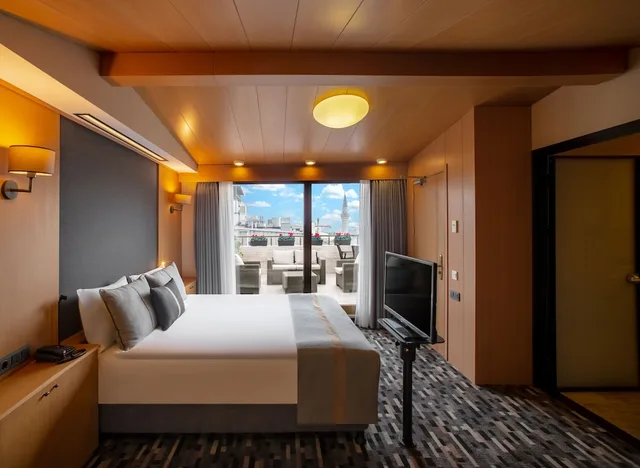 بنتهاوس بسرير كينج بإطلالة على البحر، Tan Hotel Special Class 1/3