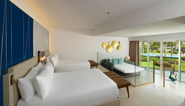 Caribbean, Suite, Double Bed, Sofa، Hard Rock Hotel & Casino Punta Cana 2/4