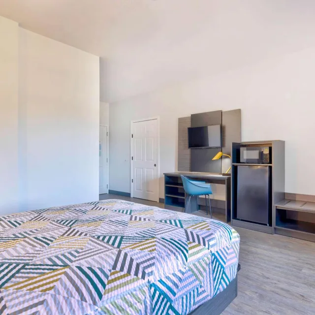 غرفة بسرير مزدوج لذوي الإعاقة، Motel6 Norman, OK 9/10