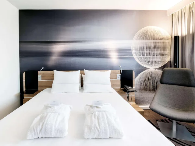 غرفة تنفيذية بسرير كوين بإطلالة على المدينة، Novotel Warszawa Centrum 5/9