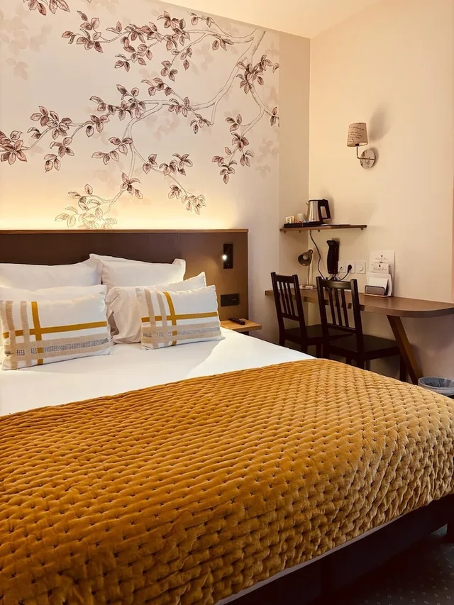غرفة قياسية بسرير مزدوج، Le Castel Fleuri Hotel 6/8
