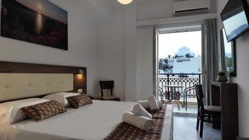 غرفة قياسية بسريرين مزدوجين، Hotel Santorini 1/1