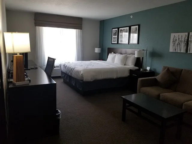 جناح بسرير كينج مع أريكة، Sleep Inn and Suites Ames near ISU Campus 5/7