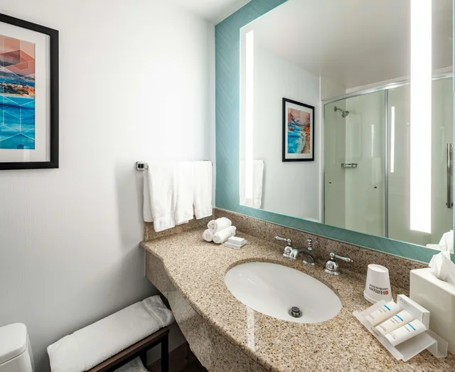 غرفة بسرير مزدوج بإطلالة على الجبل، Hilton Garden Inn San Diego/Rancho Bernardo 2/2