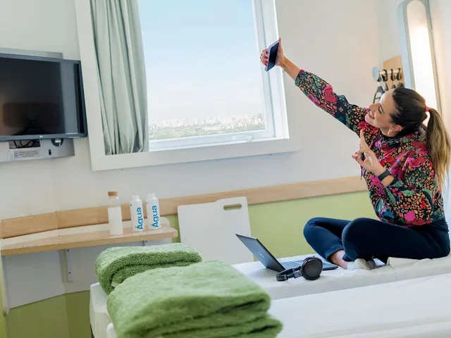 غرفة قياسية بسريرين منفصلين، Ibis Budget Sao Paulo Jardins 4/10