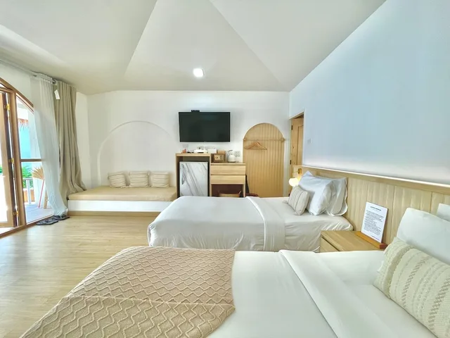 غرفة ديلوكس بسريرين منفصلين، Tonsak Resort 9/10