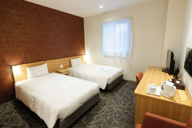 غرفة أساسية بسريرين منفصلين، Sakura Garden Hotel 2/9