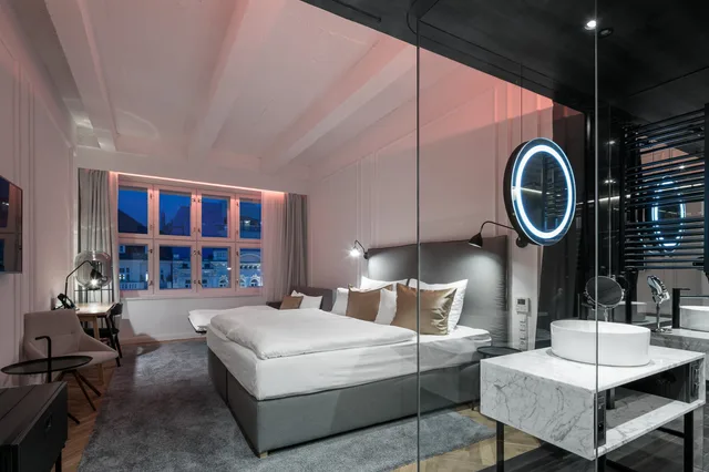 غرفة سوبيريور عائلية بسريرين منفصلين وسرير بطابقين، Pytloun Boutique Hotel Prague 2/2