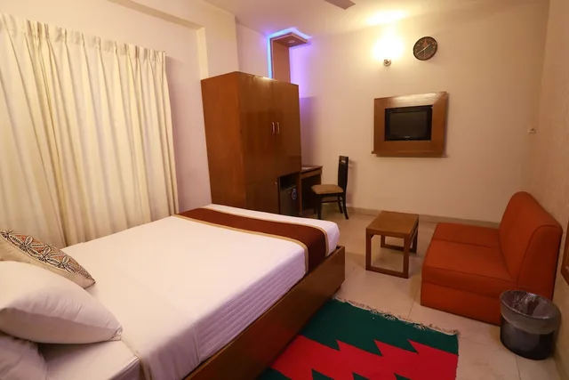 غرفة ديلوكس بسرير مزدوج، Dhaka Golden Inn 6/6