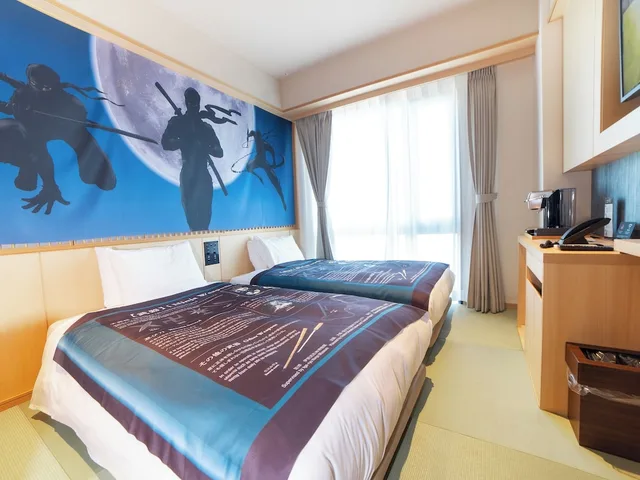 Concept, Ninja, Twin Beds, Henn na Hotel Premier Kyoto Gojo Karasuma 1/4