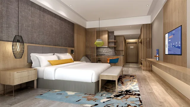 غرفة قياسية بسرير كينج في طابق مرتفع، Holiday Inn Express Liaocheng Chiping 3/3