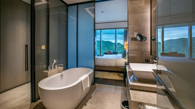 غرفة بسرير كينج، Hualuxe Hotels Resorts Xiamen Haicang 6/6