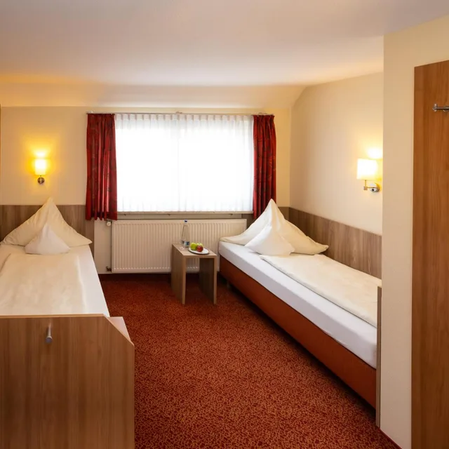 غرفة قياسية بسريرين منفصلين، Ambient Hotel Am Europakanal 2/5