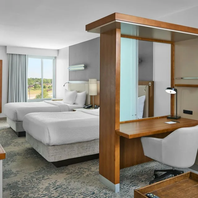 جناح بسريرين كوين مع سرير سحّاب إضافي مع أريكة لذوي الإعاقة، SpringHill Suites Lumberton 1/3