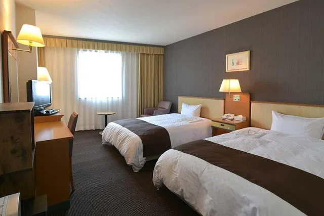 غرفة قياسية بسريرين، Blossom Hotel Hirosaki 1/2