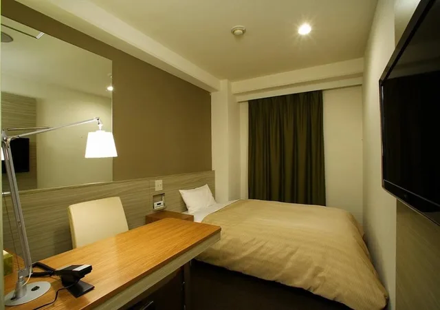 غرفة ركنية بسرير كوين، Hotel Sorriso Hamamatsu 2/3