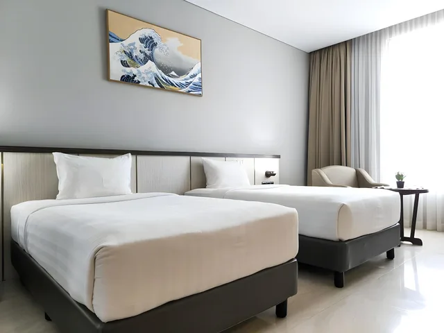 غرفة بريميير بسرير مزدوج أو سريرين منفصلين، Rylich Panorama Hotel 1/2