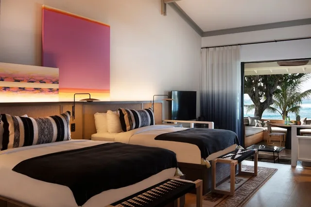 Club, Bungalow, 2 Queen Beds, Ocean Front, Patio، The Ritz-Carlton O ahu, Turtle Bay 3/7