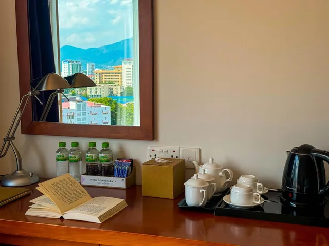 غرفة ثلاثية بسرير كوين وسرير فردي بإطلالة على المدينة، TTC Hotel - Michelia 6/7