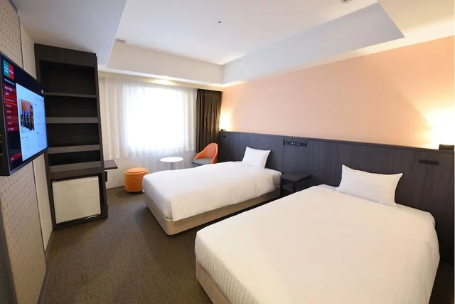 غرفة بسريرين منفصلين للمدخنين، Hakata Green Hotel Tenjin 2/4