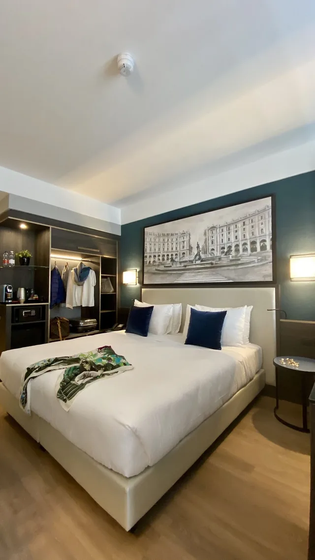 غرفة ديلوكس بسرير مزدوج أو سريرين منفصلين، Hotel St Martin 4/10