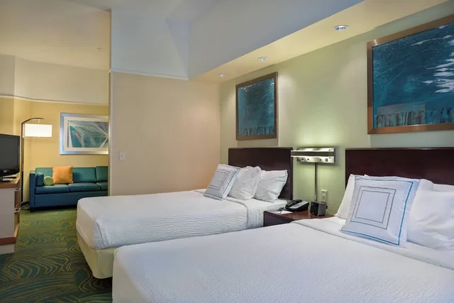 جناح بسريرين مزدوجين مع سرير سحّاب إضافي لذوي الإعاقة، SpringHill Suites by Marriott St. Petersburg Clearwater 1/2