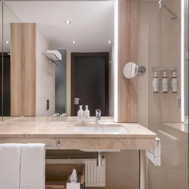 غرفة قياسية بسرير كينج بإطلالة على المدينة، AC Hotel by Marriott Bratislava Old Town (ex Austria Trend Hotel) 7/7